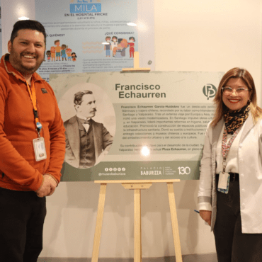 Exposición itinerante del Museo Baburizza se presenta en el Hospital Gustavo Fricke