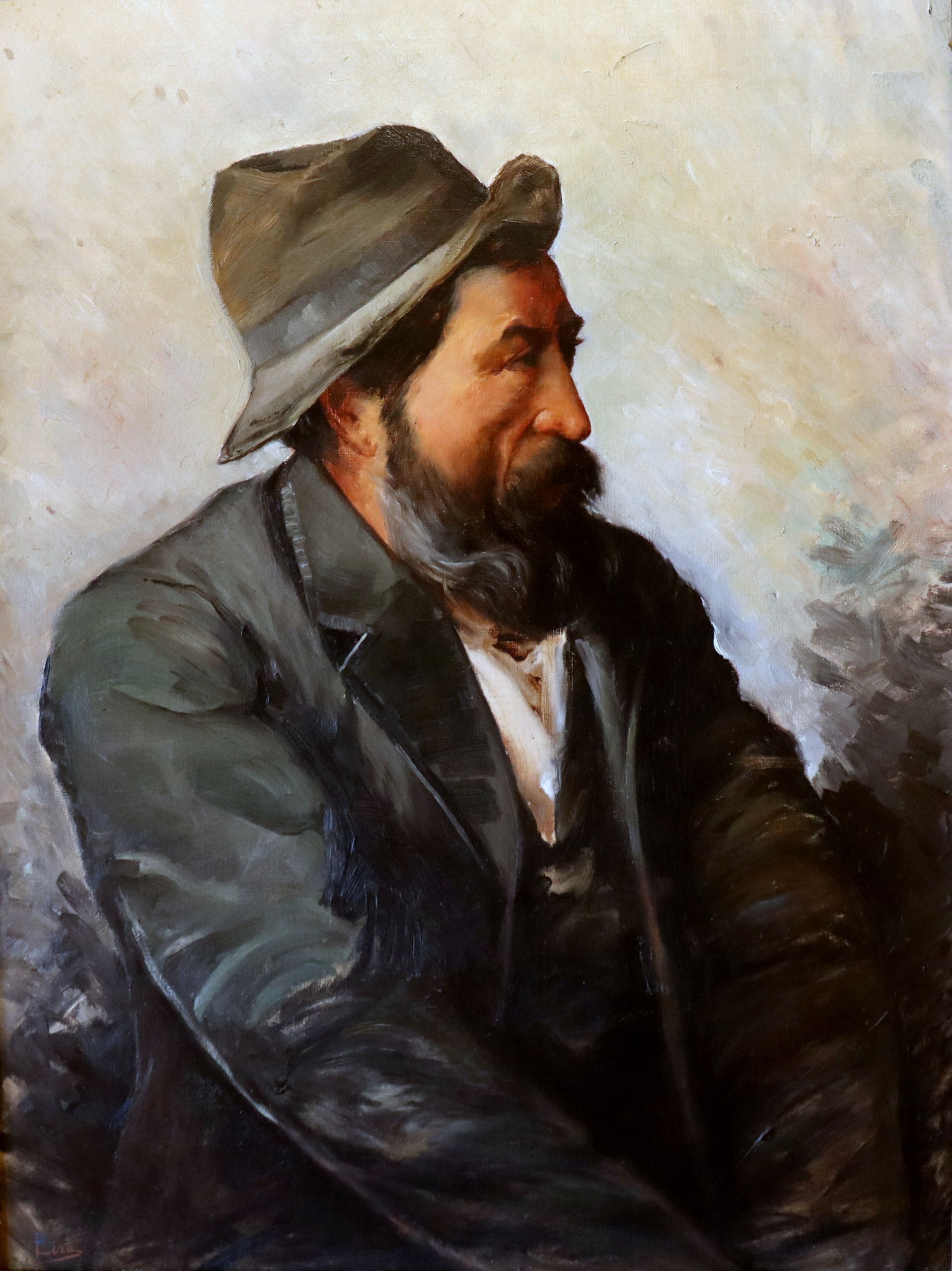 <i>Grandes Maestros de la pintura chilena</i> - <b>"El capataz"</b> | S/D | Pedro Lira | Chileno - 1845 – 1912 | Óleo sobre tela
