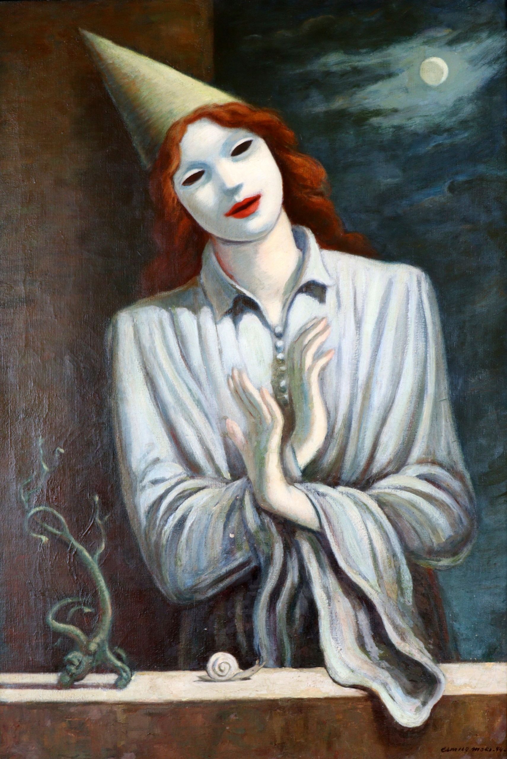 <i>Grupo Montparnasse</i> - <b>"La noche"</b> | S/D | Camilo Mori | Chileno - 1896 – 1973 | Óleo sobre tela