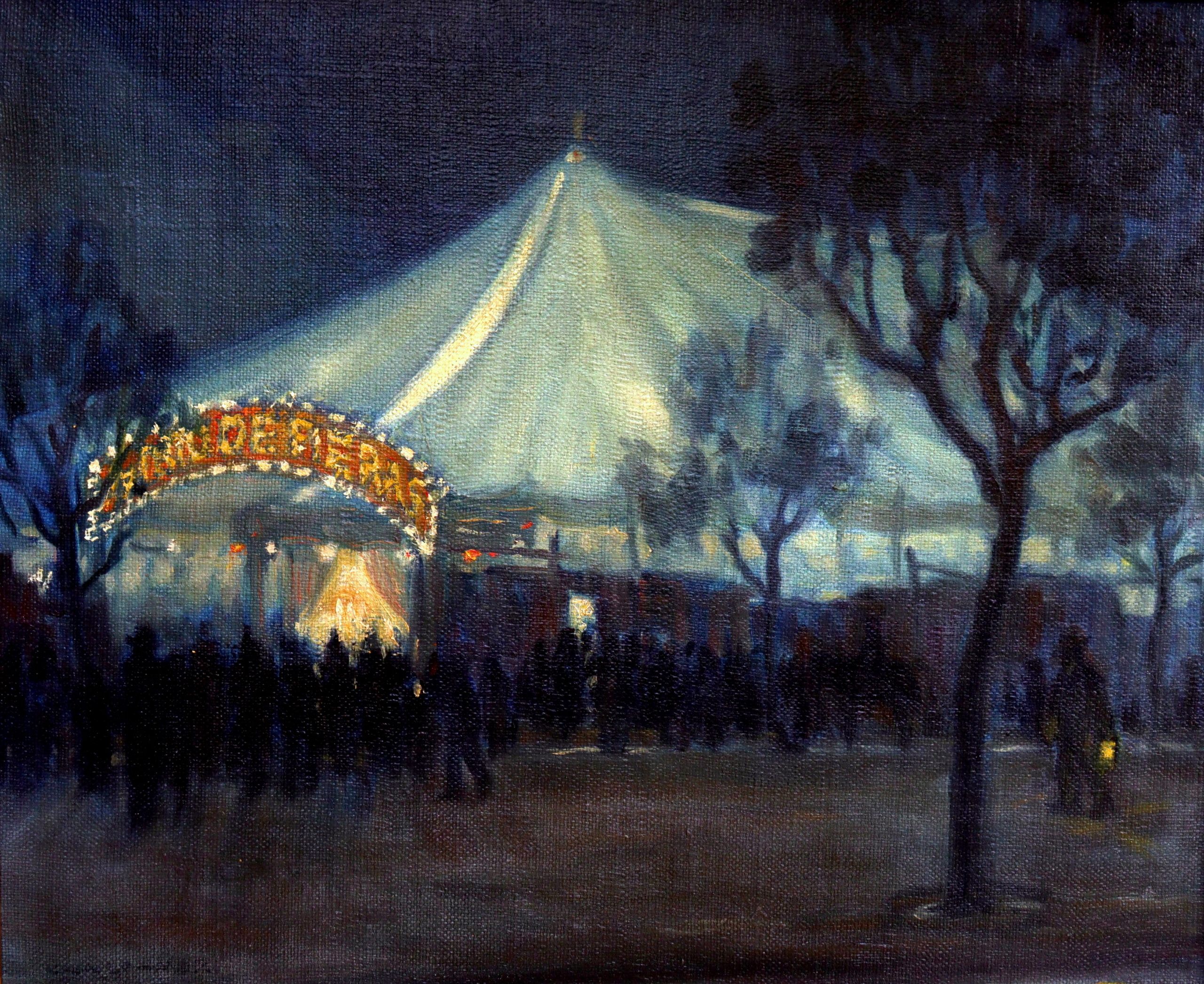 <i>Grupo Montparnasse</i> - <b>"El circo"</b> | S/D | Camilo Mori | Chileno - 1896 – 1973 | Óleo sobre tela